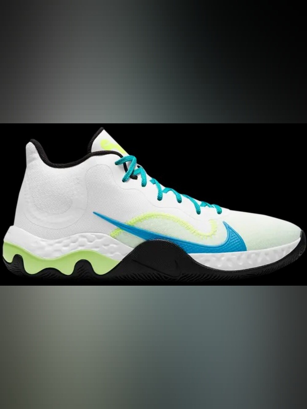 Nike Renew Elevate 'White Volt Light Blue Fury'